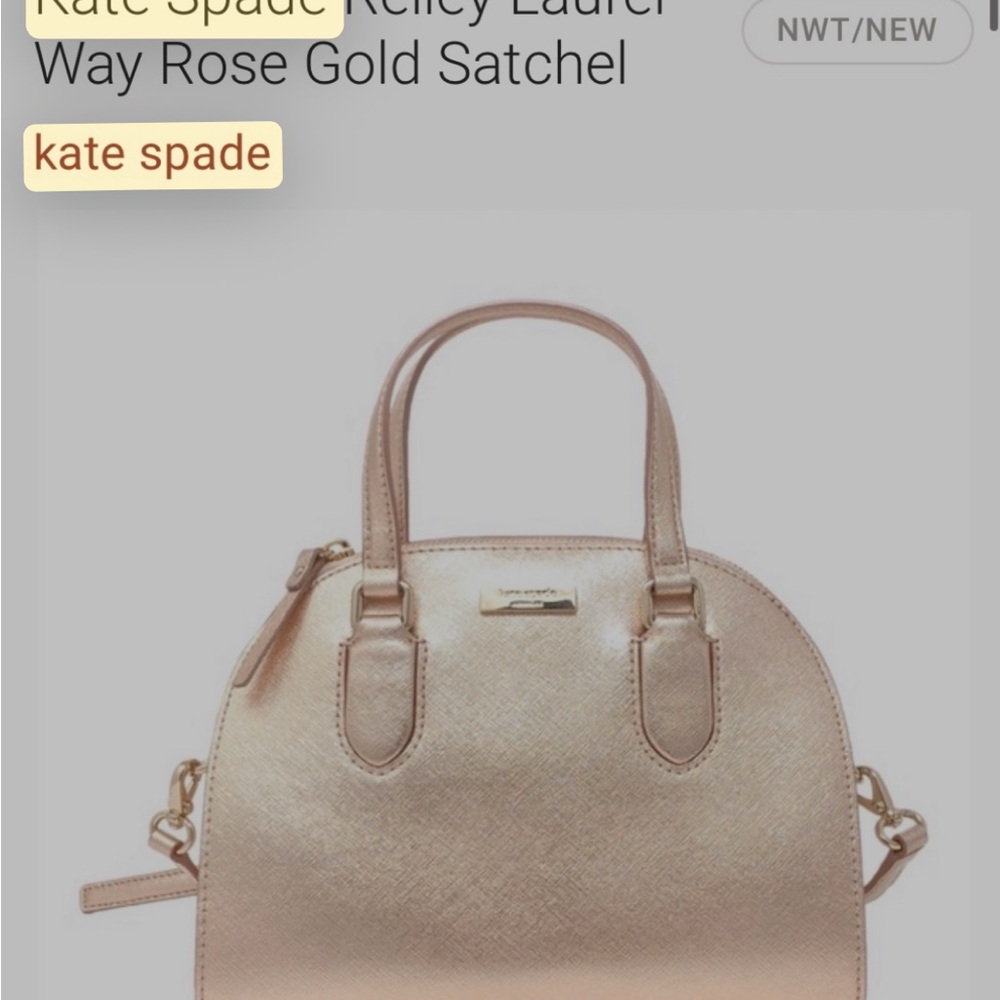 Kate Spade Metallic Gold Satchel